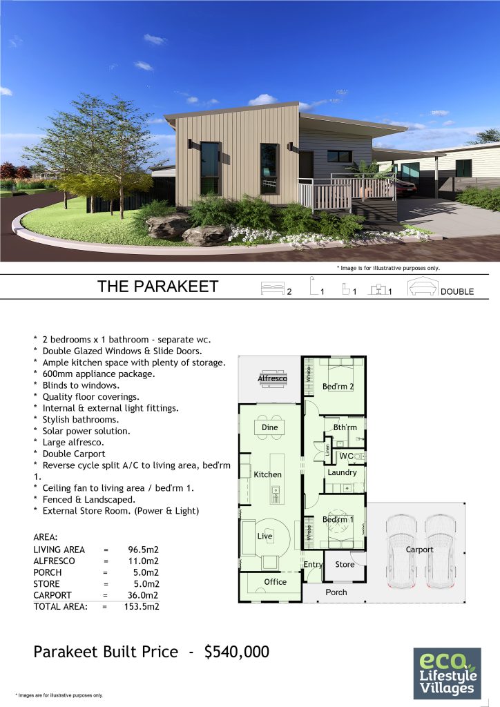 Gingin Eco Lifestyle Village - The Parakeet Flyer